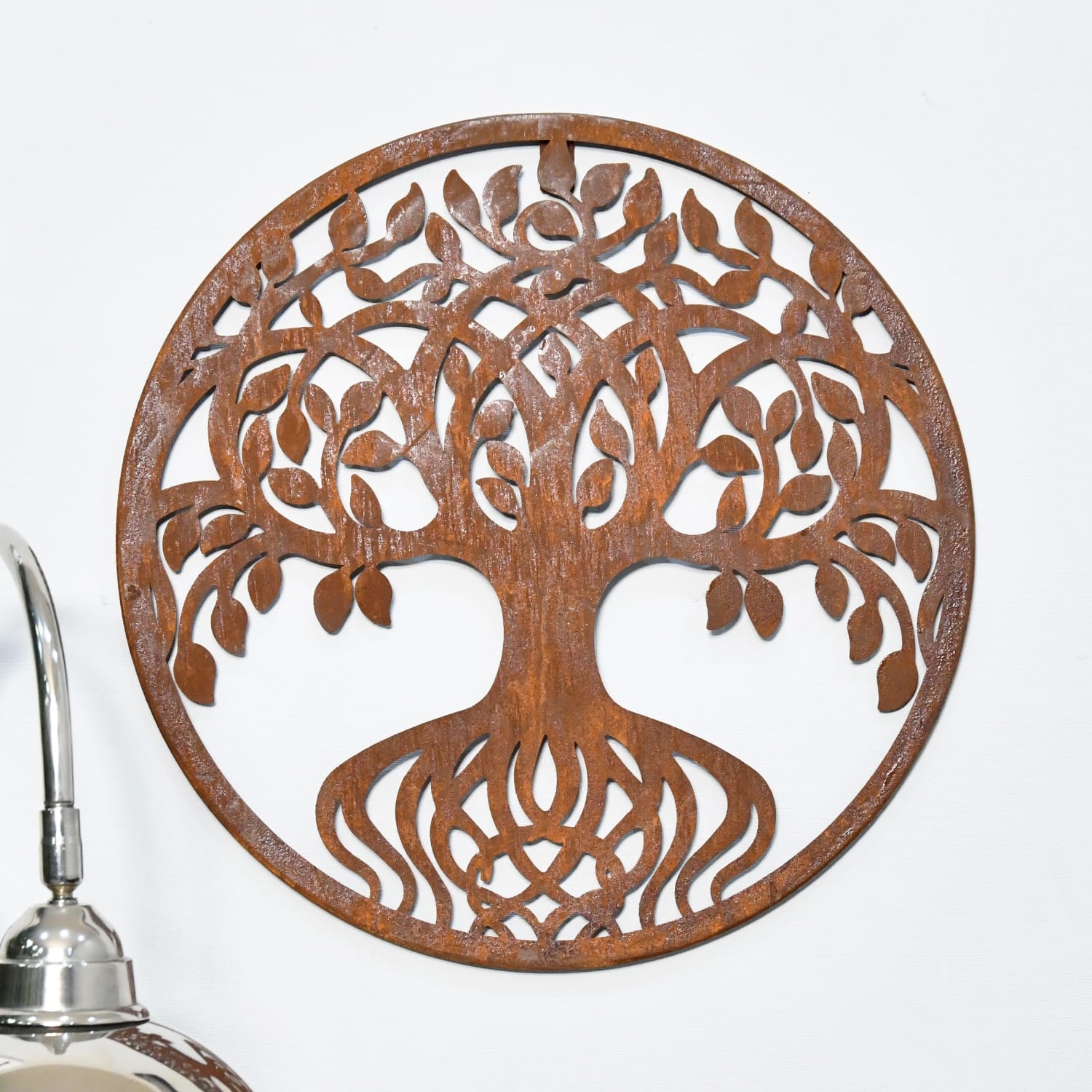 Rustic Round Tree Wall Art