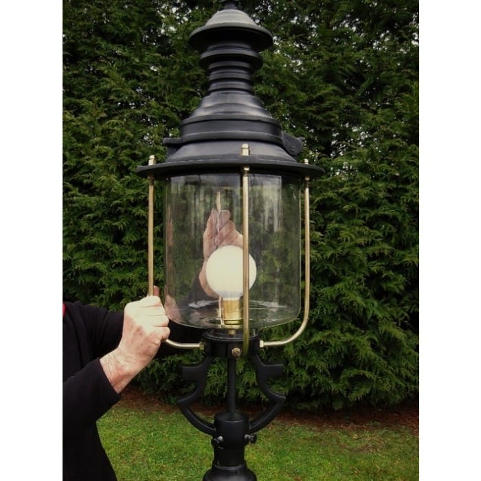 Black Belgravia Lantern 100cm
