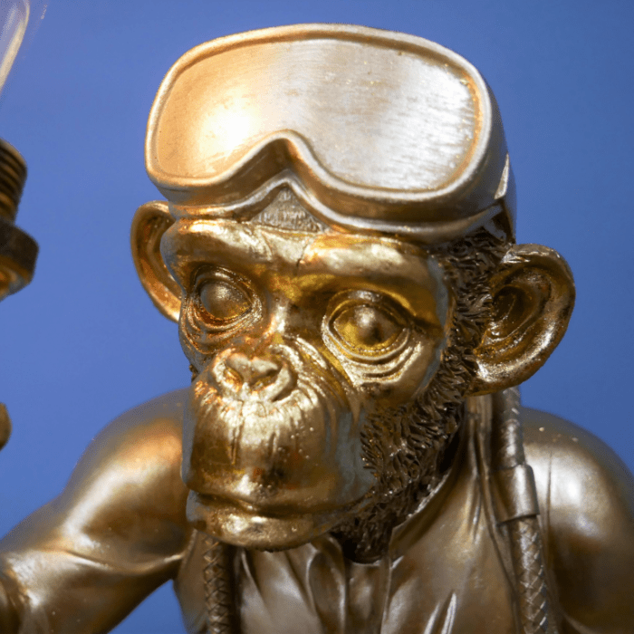 Scuba Diving Gold Monkey Table Light