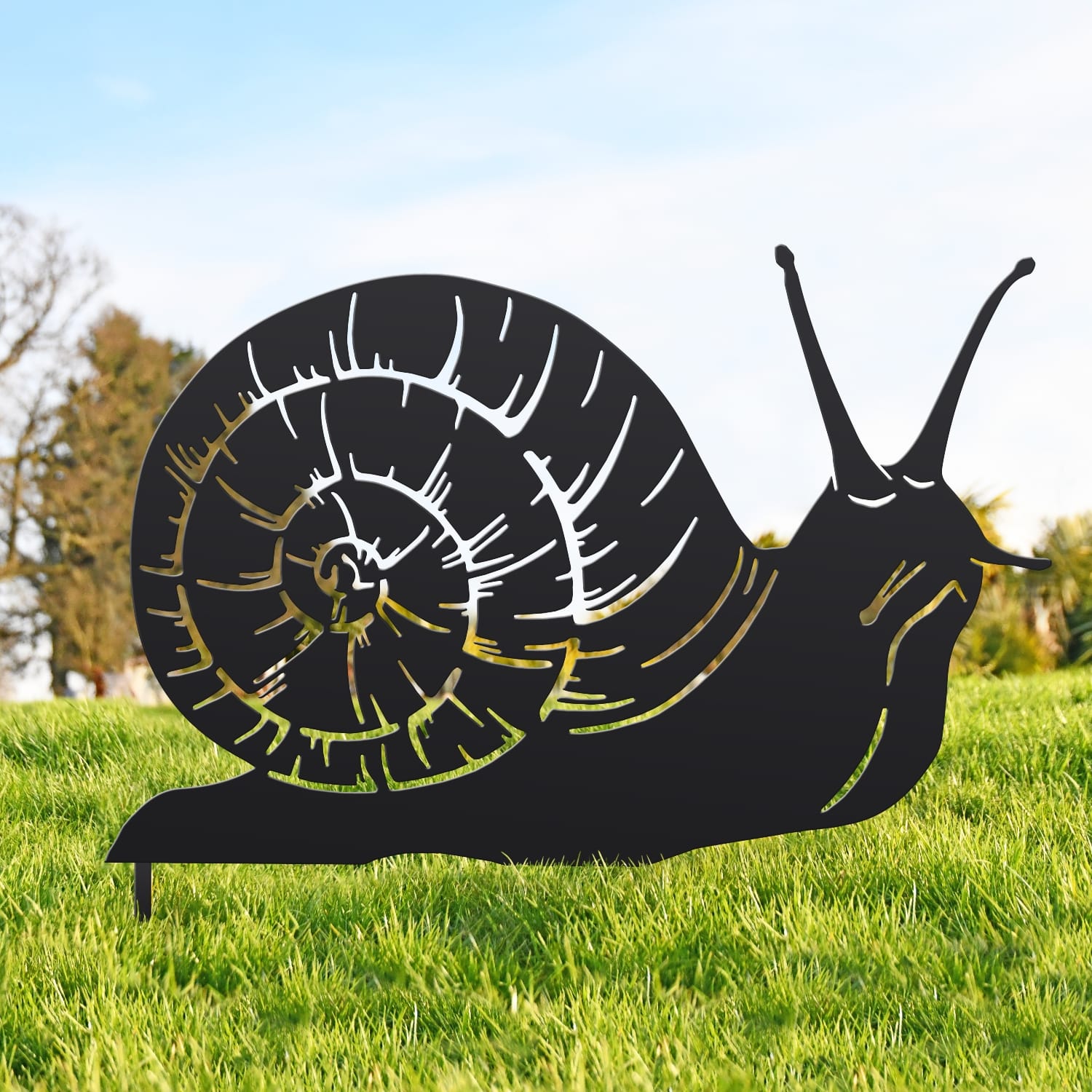 Black Snail Silhouette