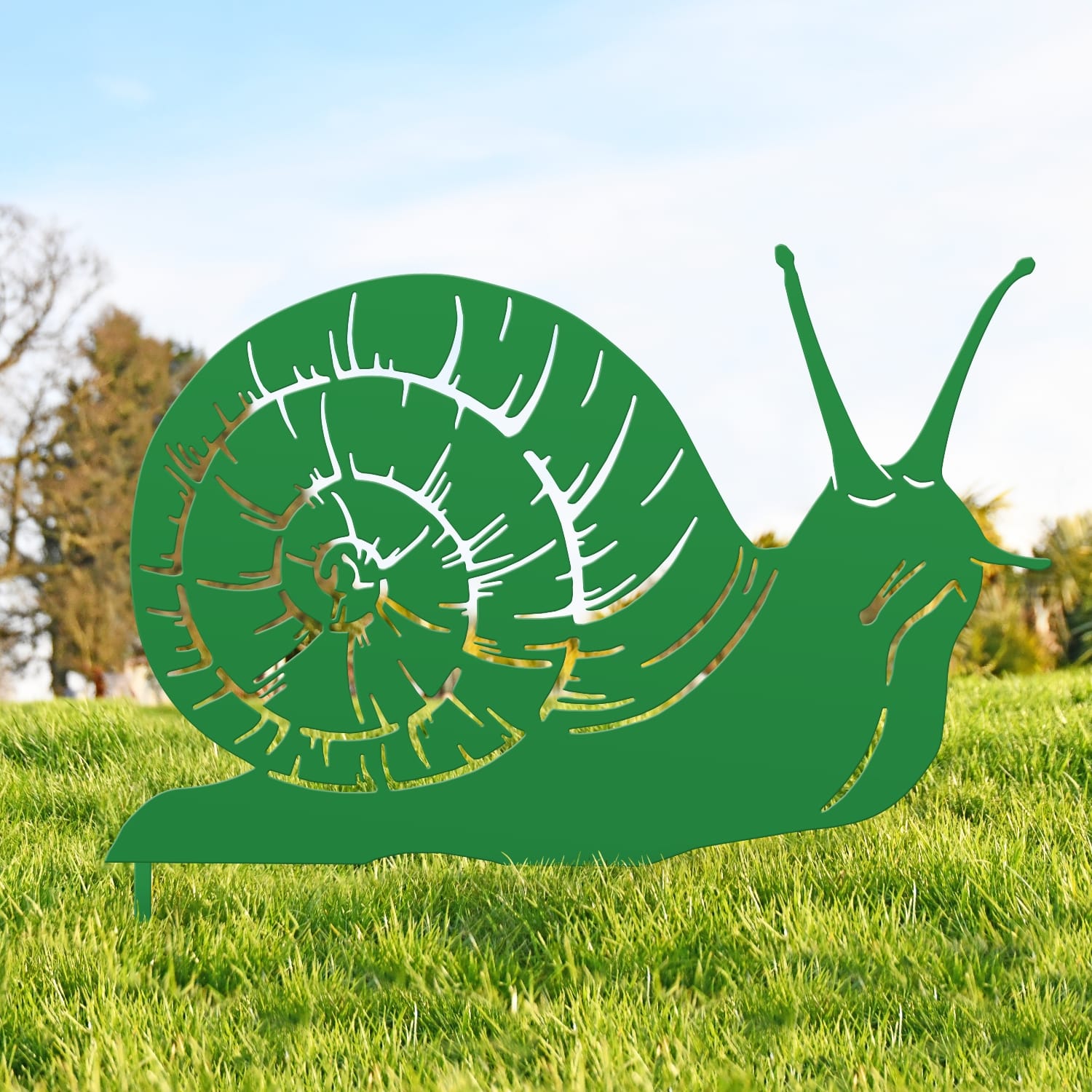 Green Snail Silhouette