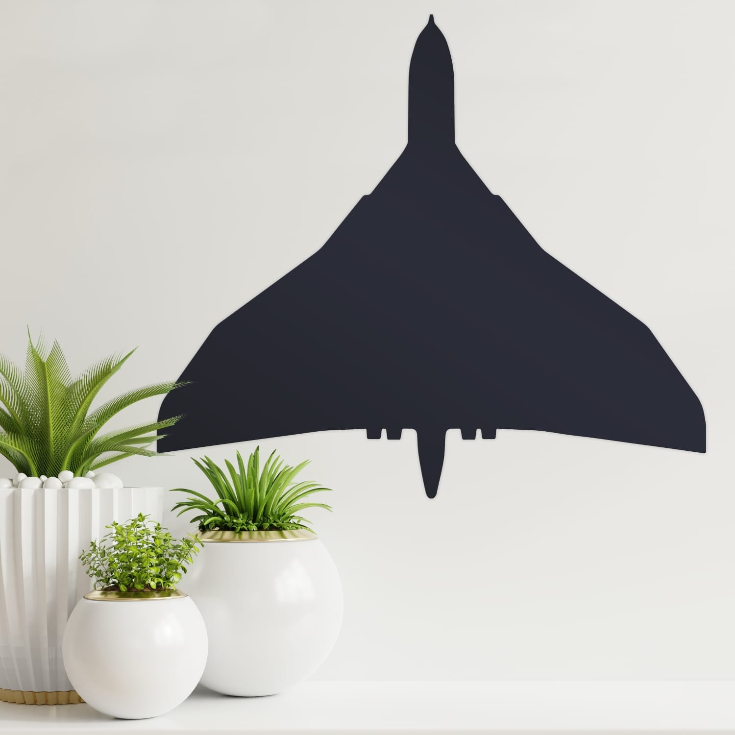 Vulcan Bomber Silhouette Steel Wall …