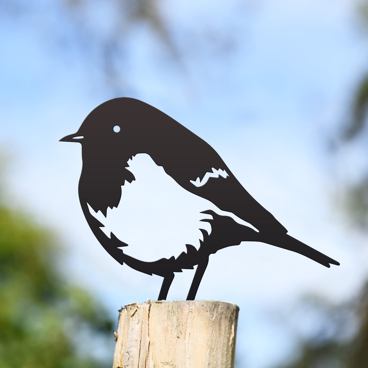 Steel Black Robin Fence Topper - 18c…