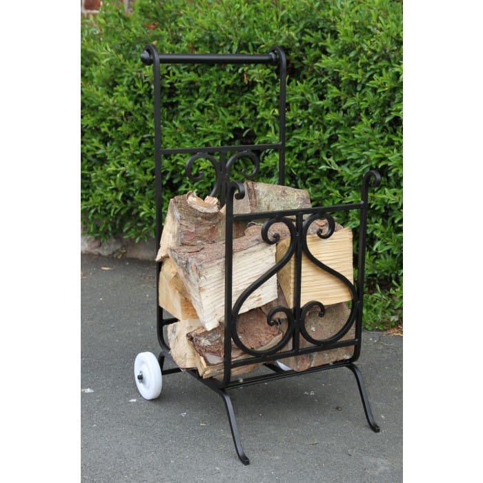 Viking Wrought Iron Log Trolley