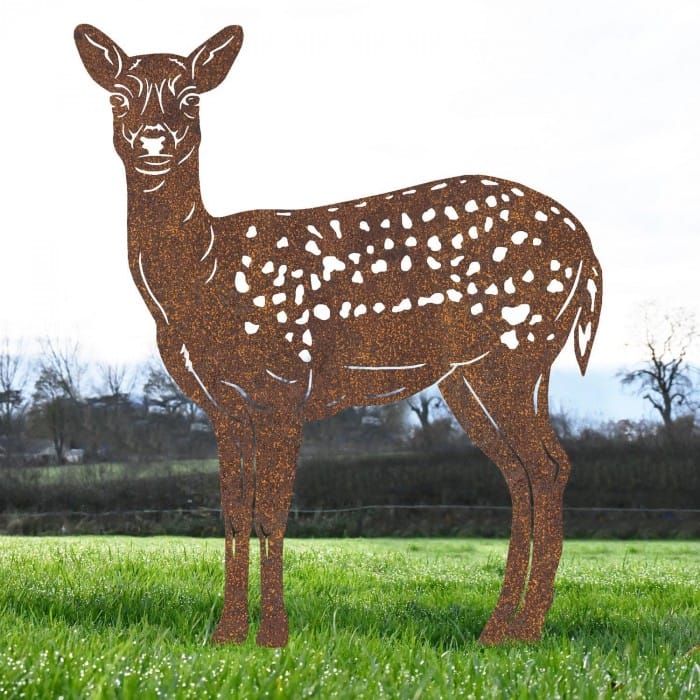 Fallow Doe Rustic Silhouette