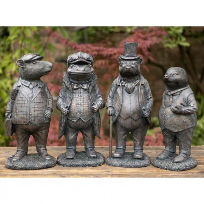 "Wind in the Willows" Set of 4 Sculptures