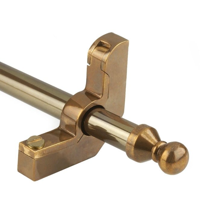 Bronze Stair Rods Ball Finial - 12mm