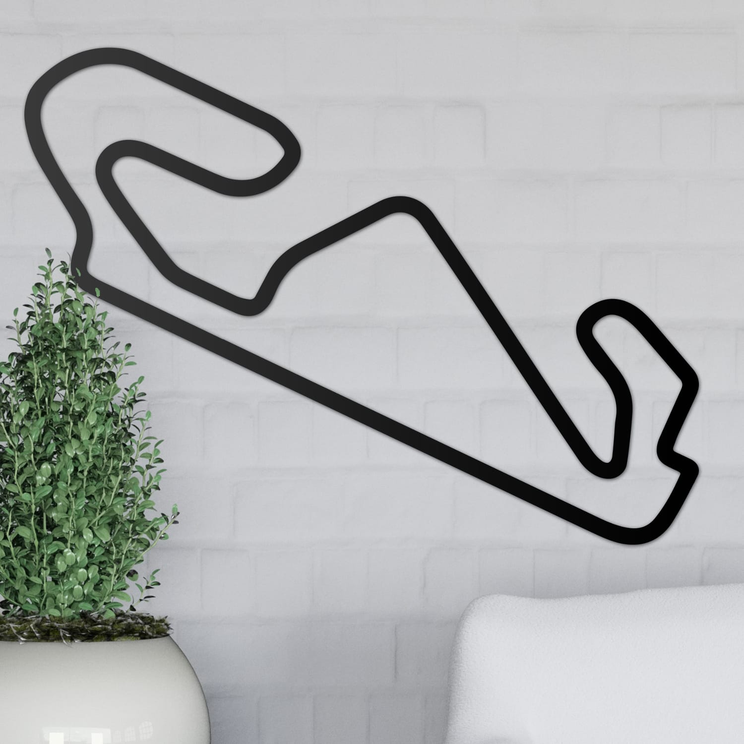 The Circuit de Barcelona - Catalunya Wall Art Track Only