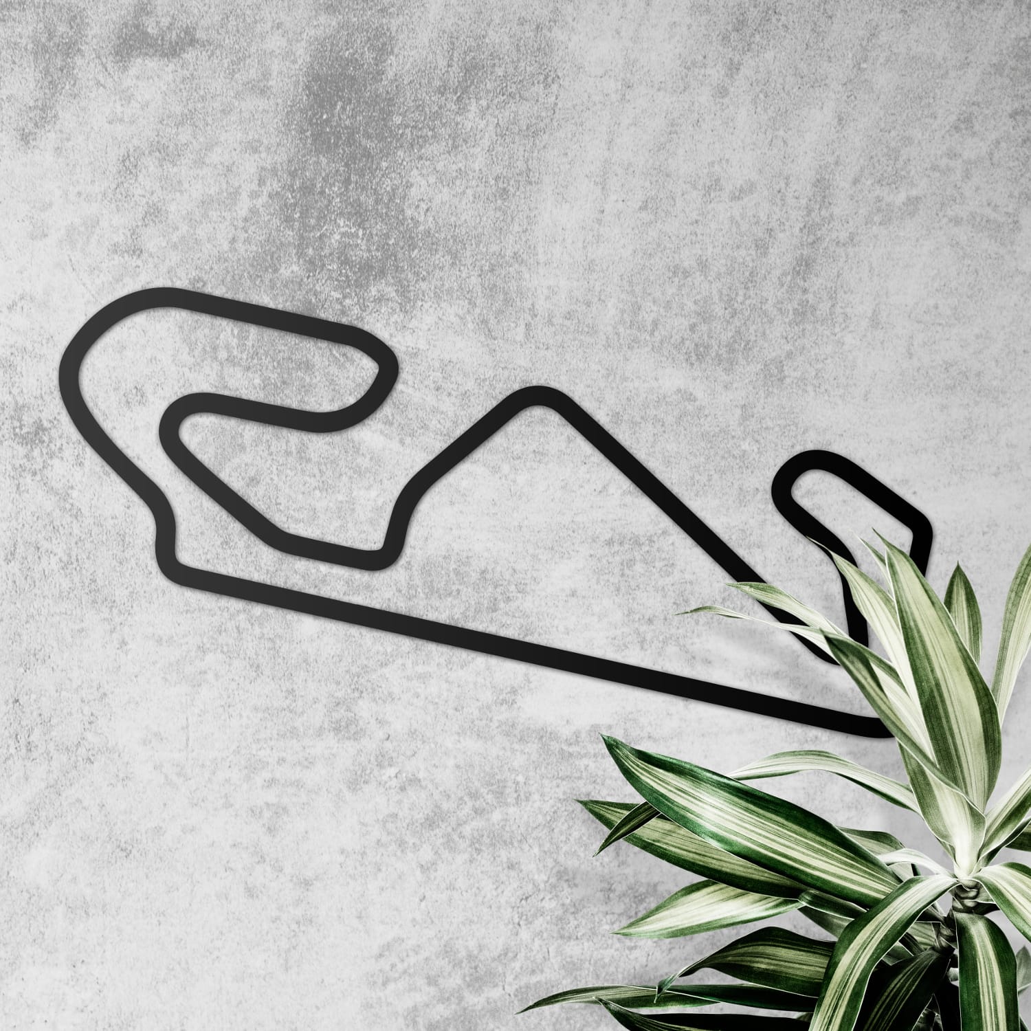 The Circuit de Barcelona - Catalunya Wall Art Track Only
