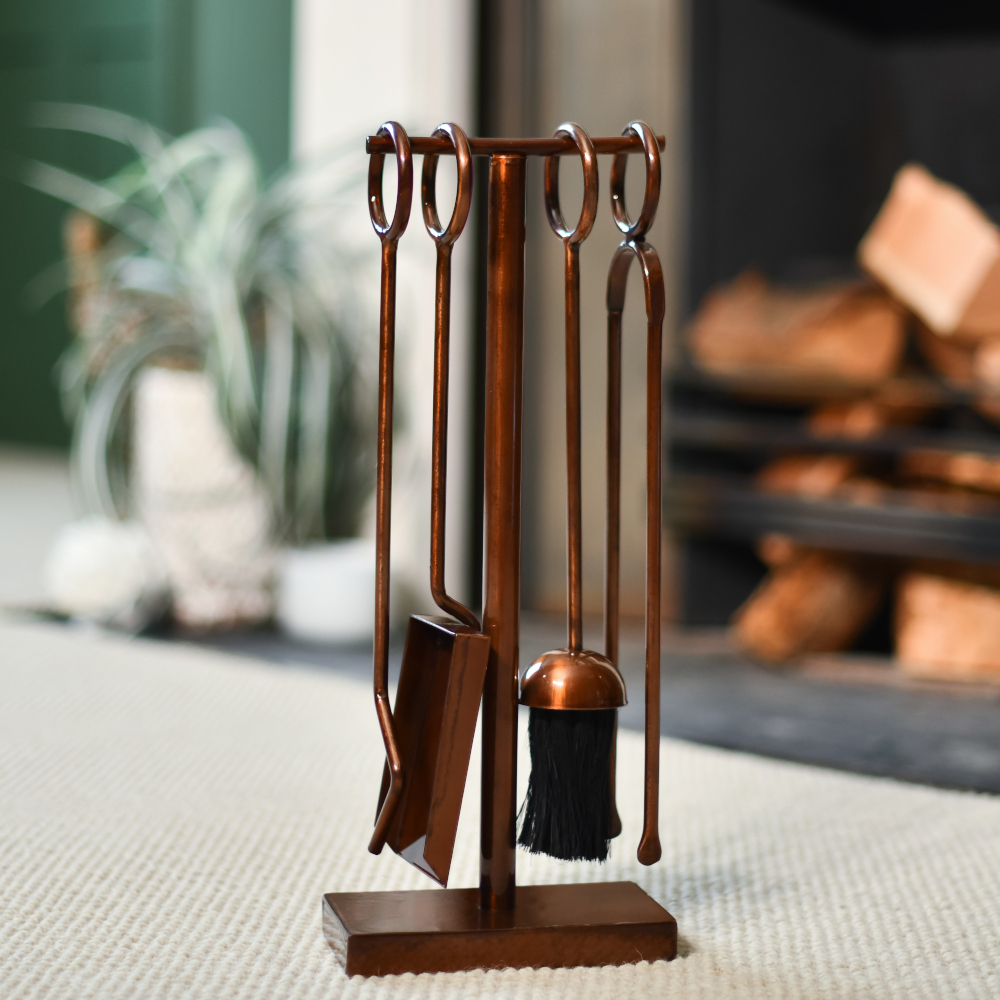 'Harrow' Antique Copper Companion Set