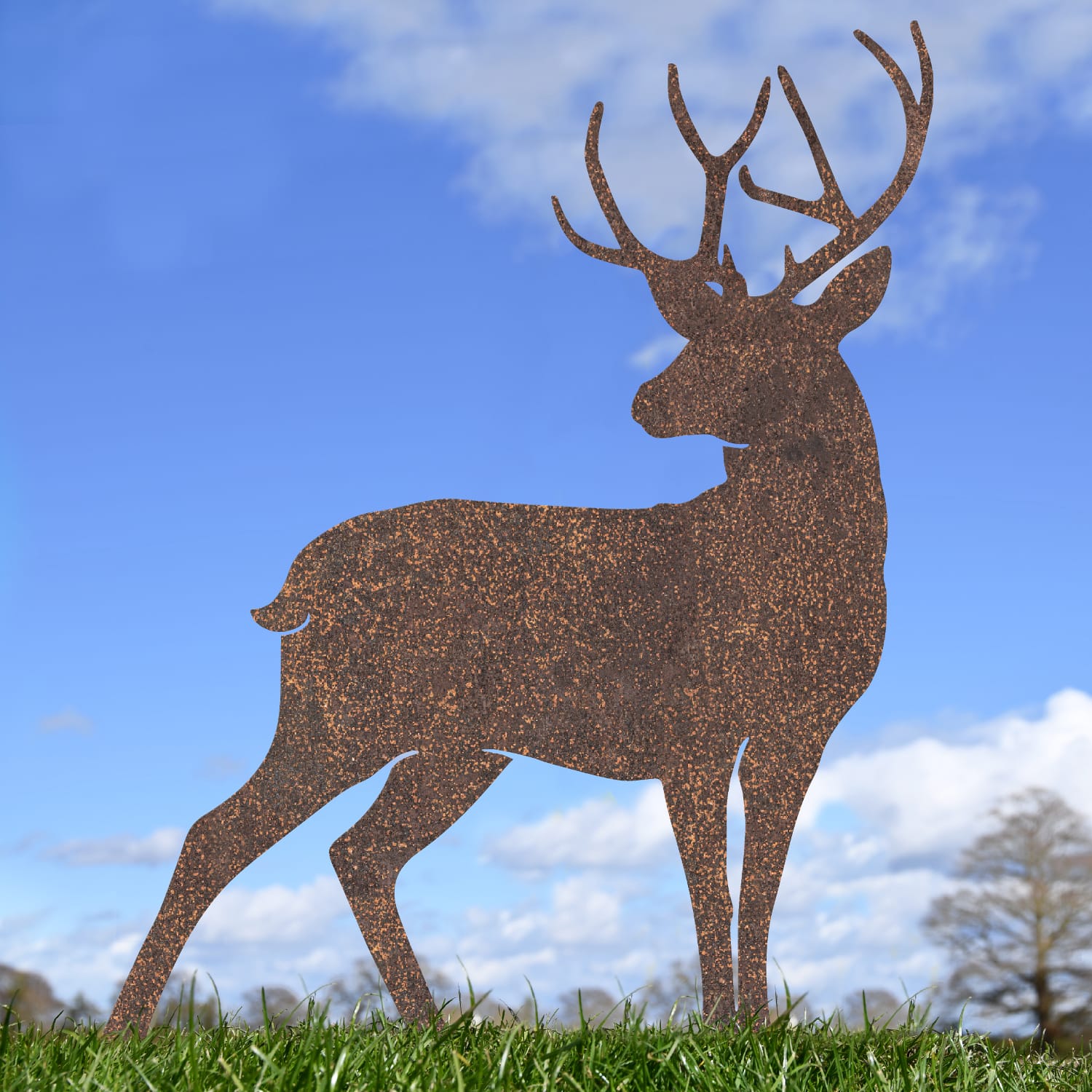 Rustic Stag Silhouette