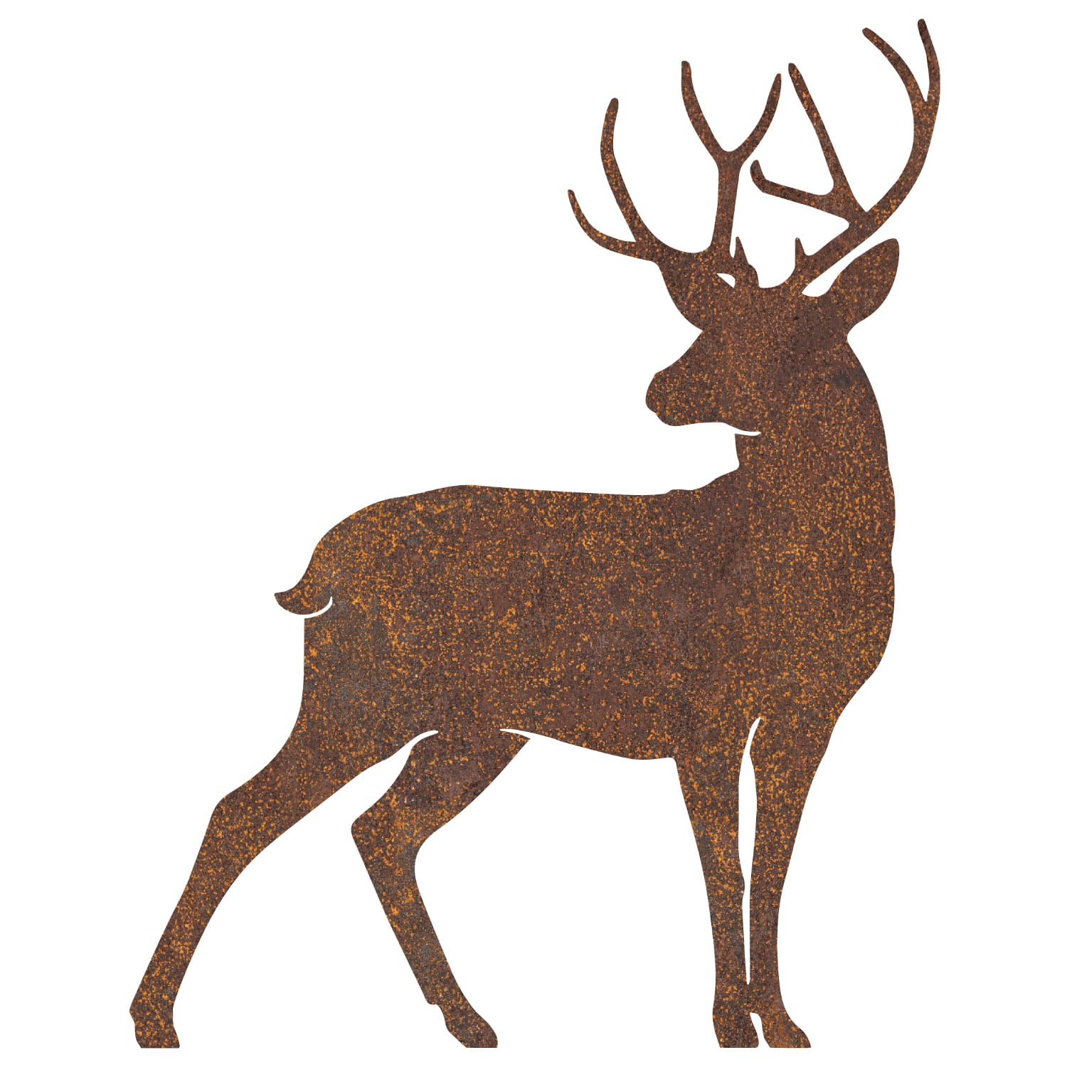 Rustic Stag Silhouette