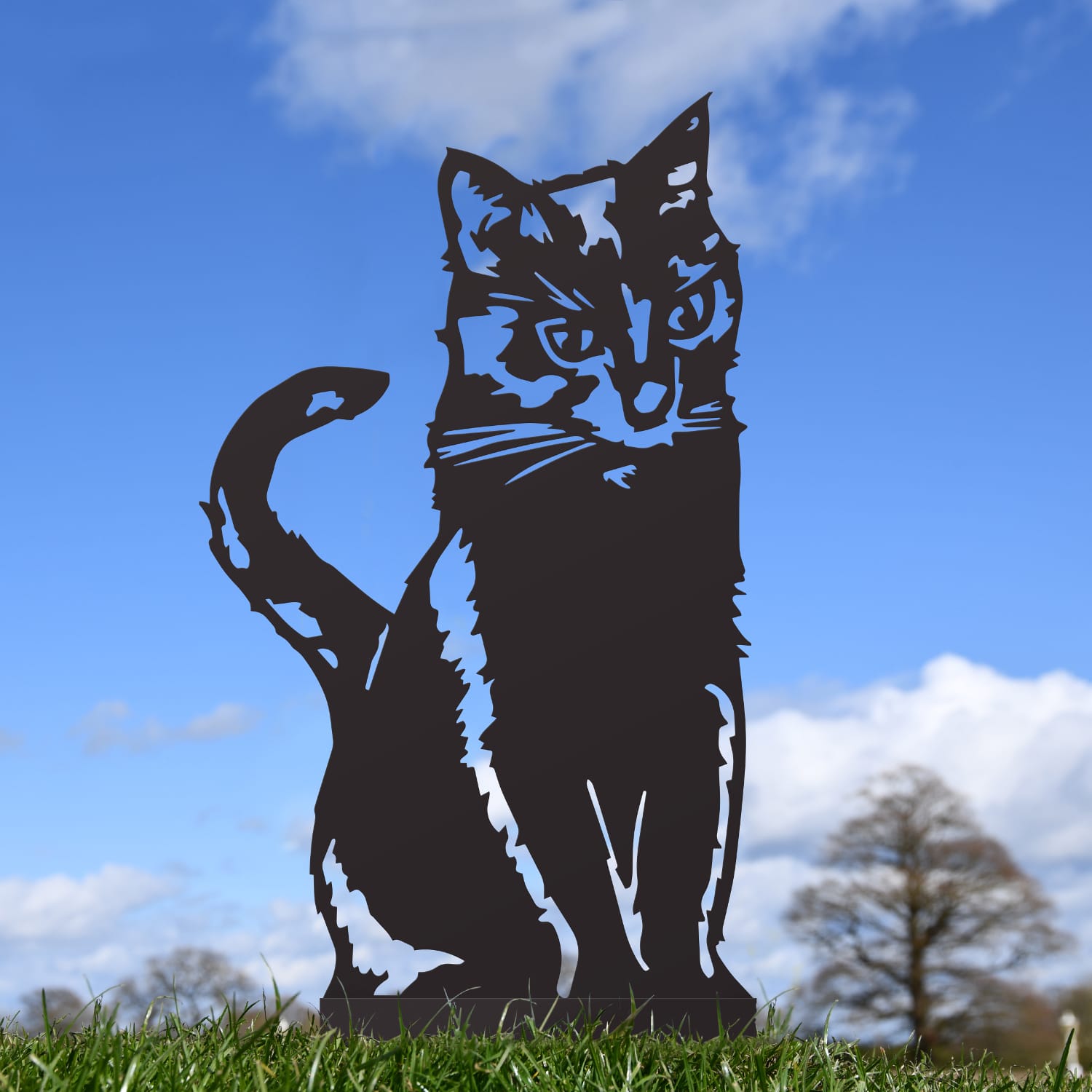 Sitting Cat Silhouette