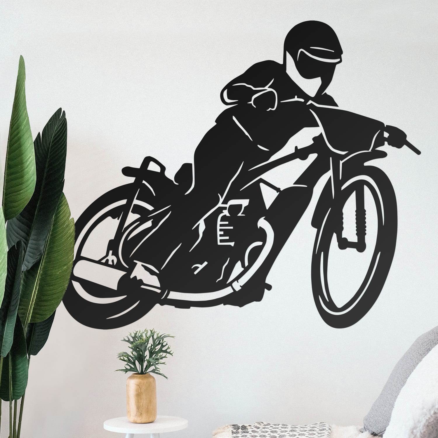 Motorcyclist Wall Art