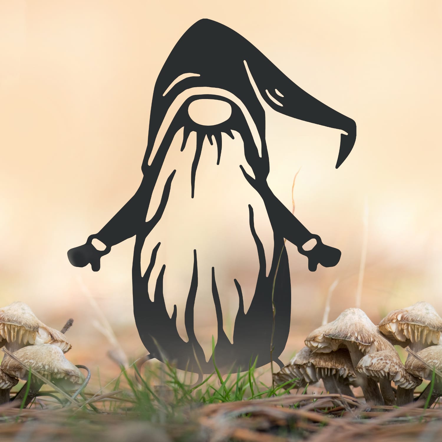 Tall Gonk Gnome Silhouette