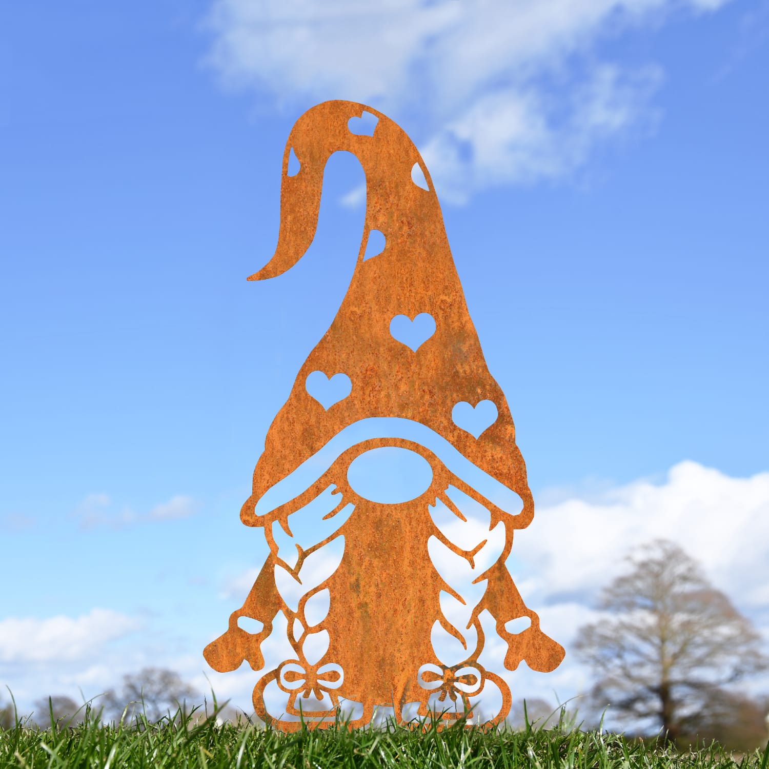 Gonk Gnome With Plaits Rustic Silhouette
