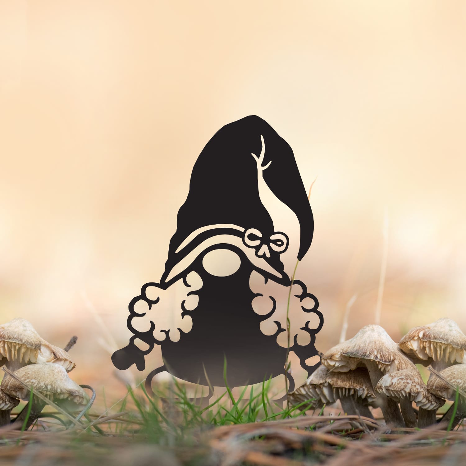 Long Haired Gonk Gnome Silhouette