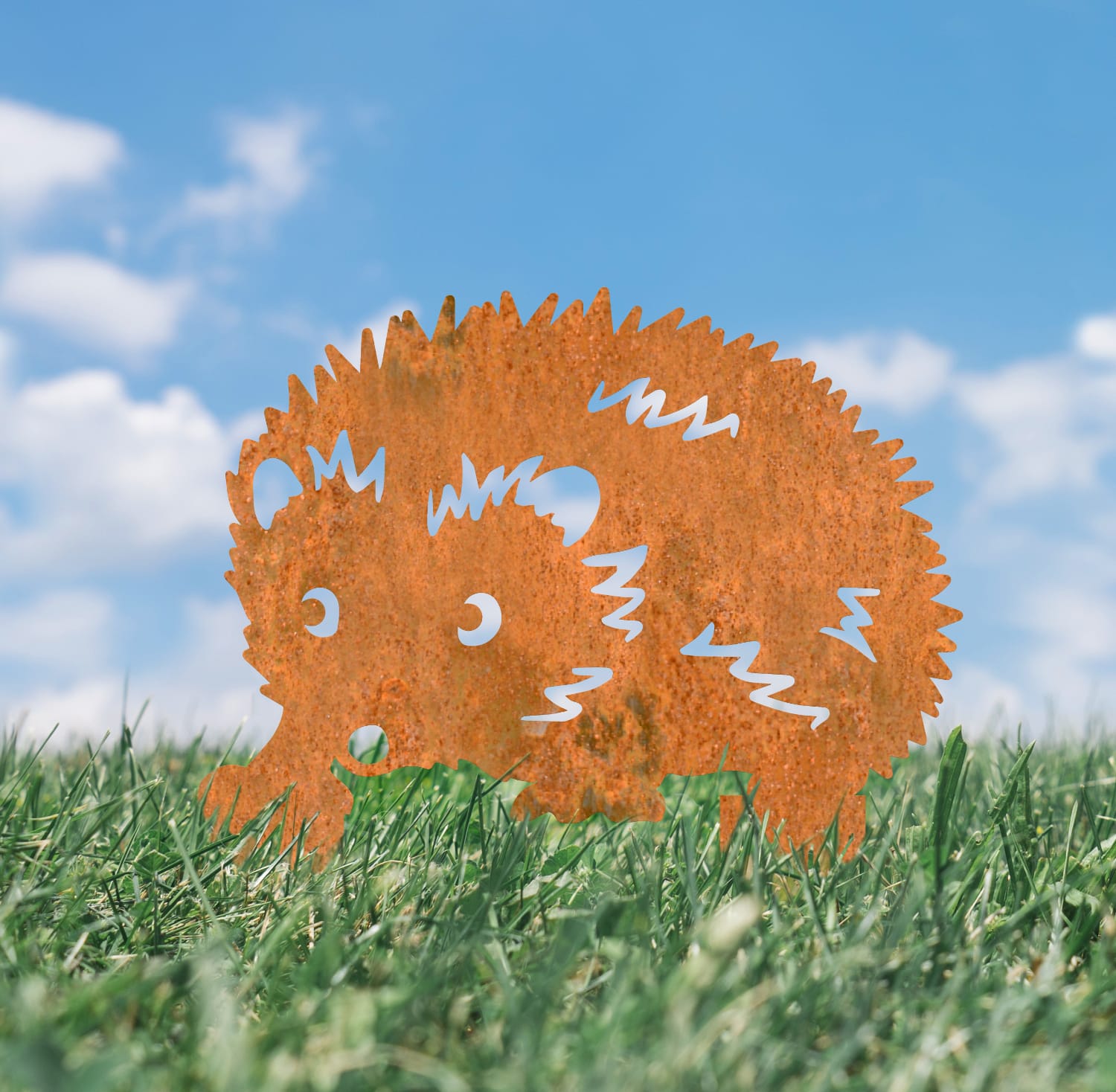 Hedgehog Silhouette Rustic