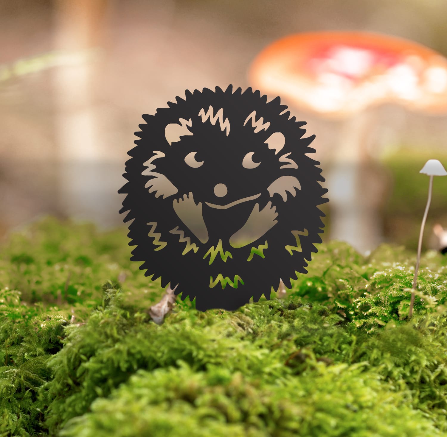Black Hedgehog Silhouette
