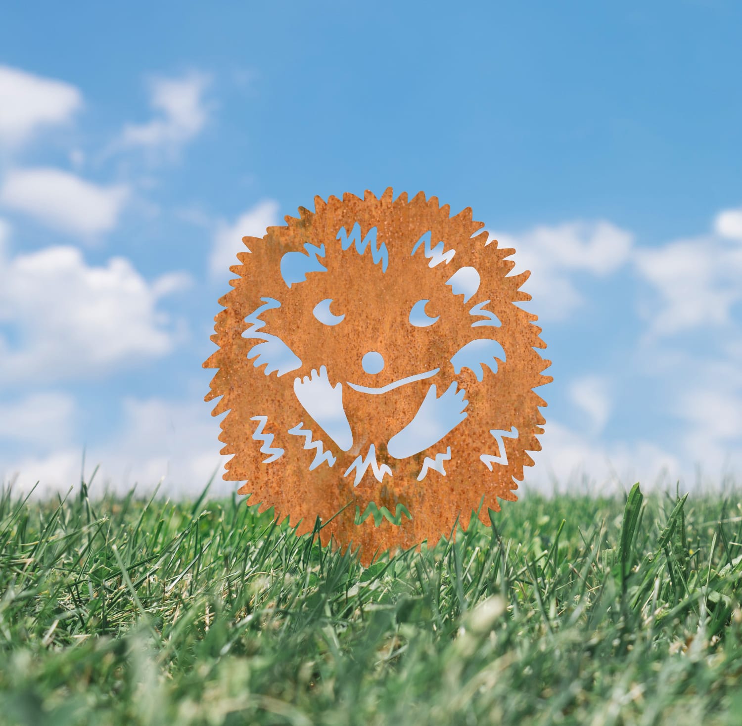 Rustic Hedgehog Silhouette