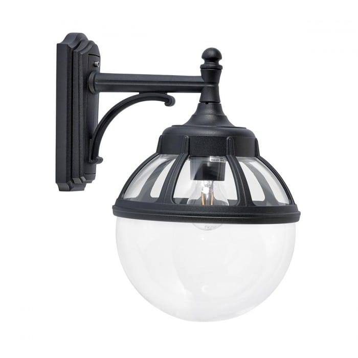 Black Neoclassical Wall Light