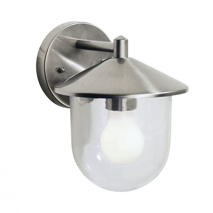 Contemporary Stainless Steel Wall Light