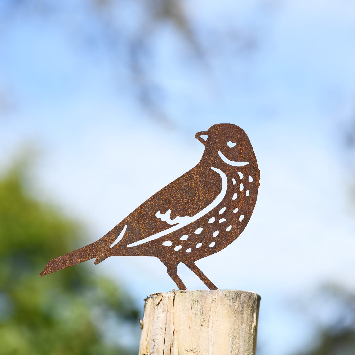 Steel Thrush Fence Topper - Rustic