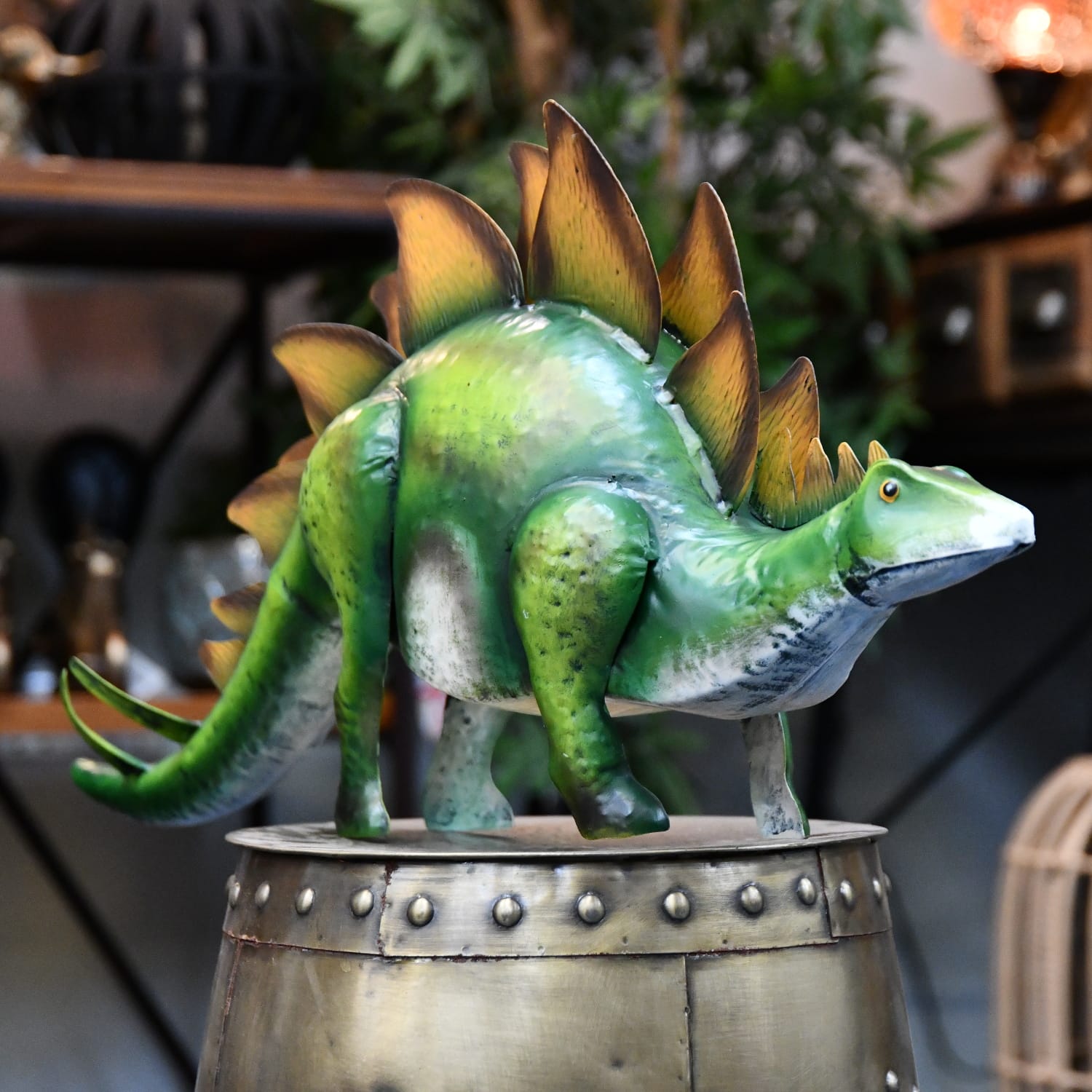 Metal Stegosaurus Ornament