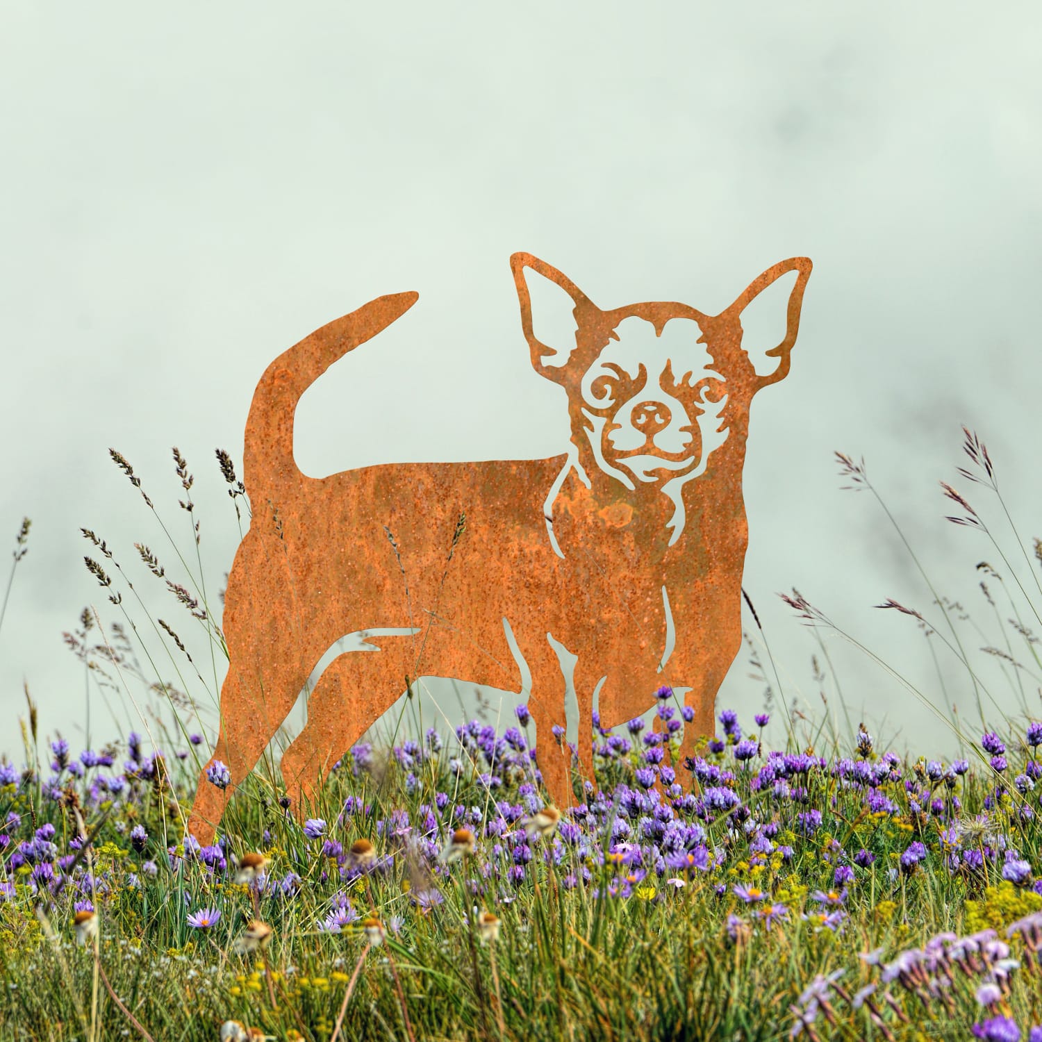 Chihuahua Silhouette - Rustic