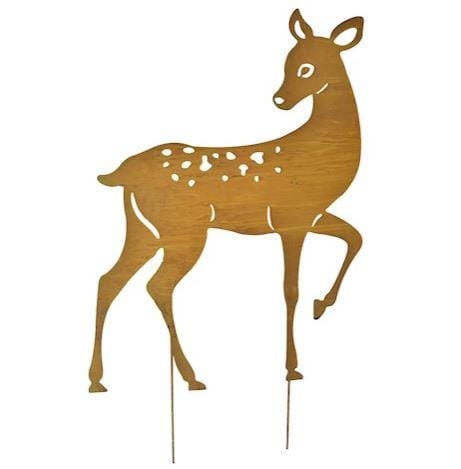 Doe Rustic Garden Stake - 88cm
