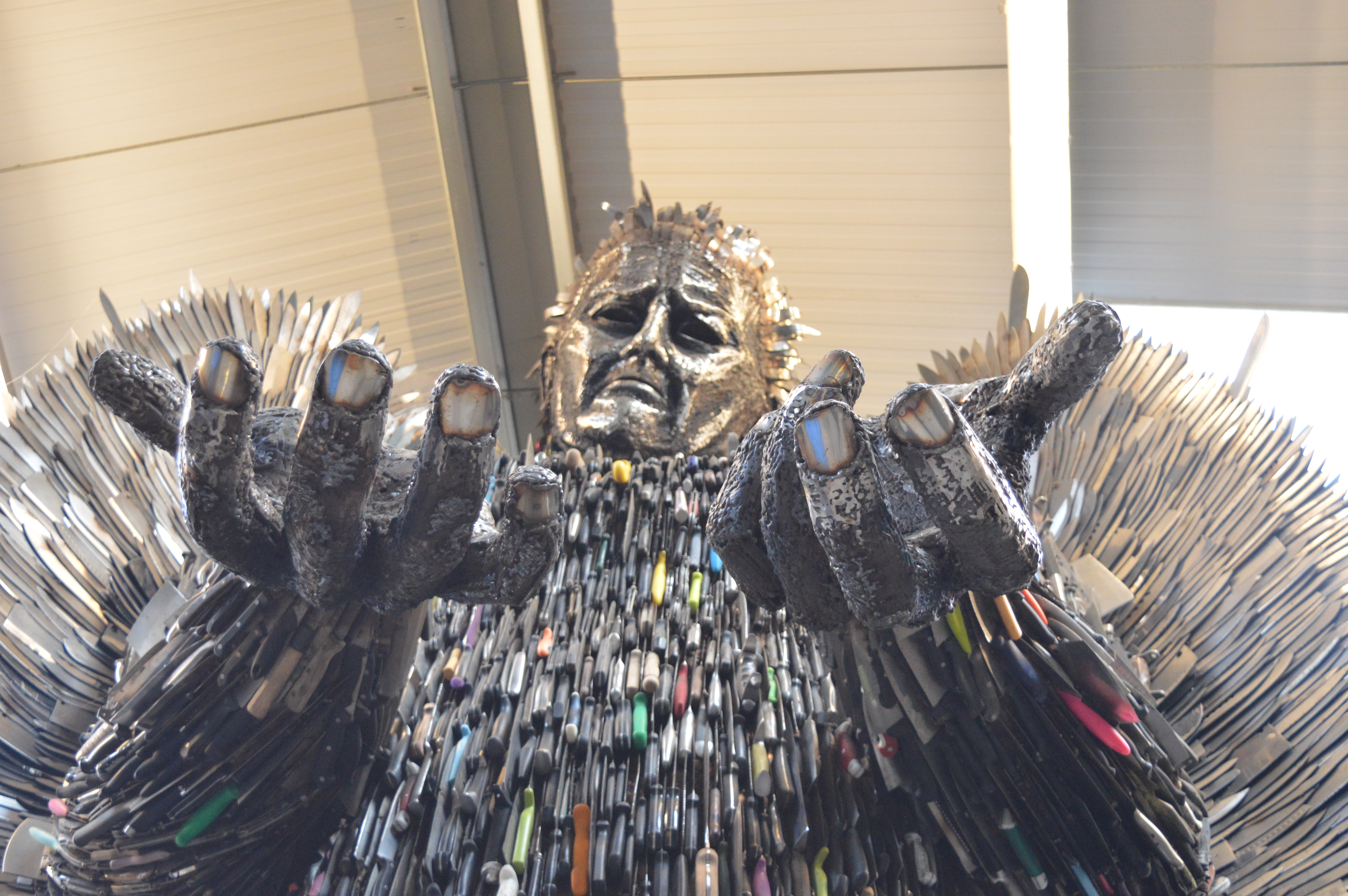 Making Knife Angel
