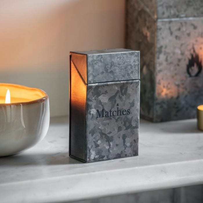 Galvanised Steel Match Box