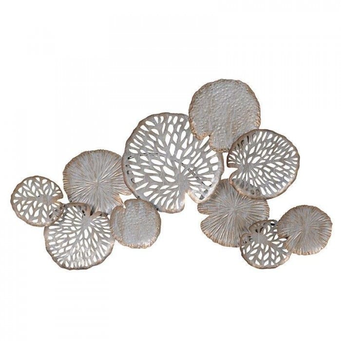 Chrome and Brushed Gold Effect Lily …