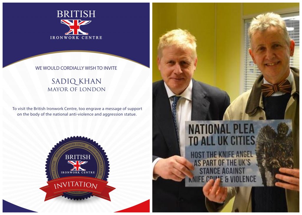 Boris Johnson and Clive Knowles