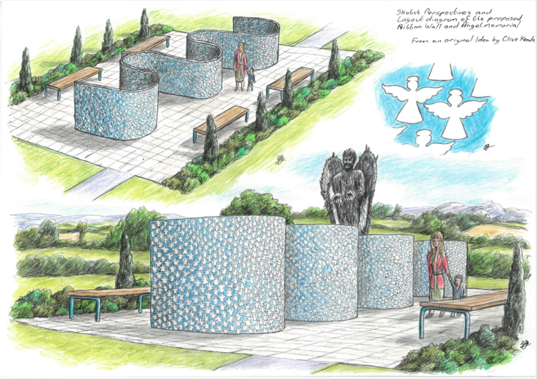 Remembrance Ribbon Sculpture