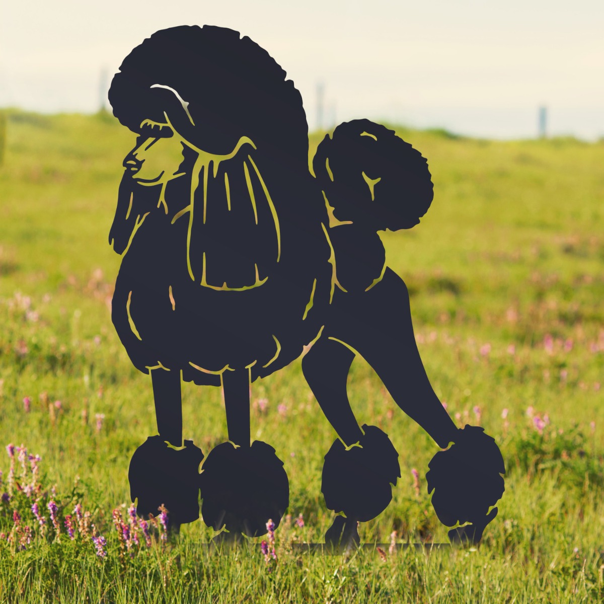Black Poodle Silhouette