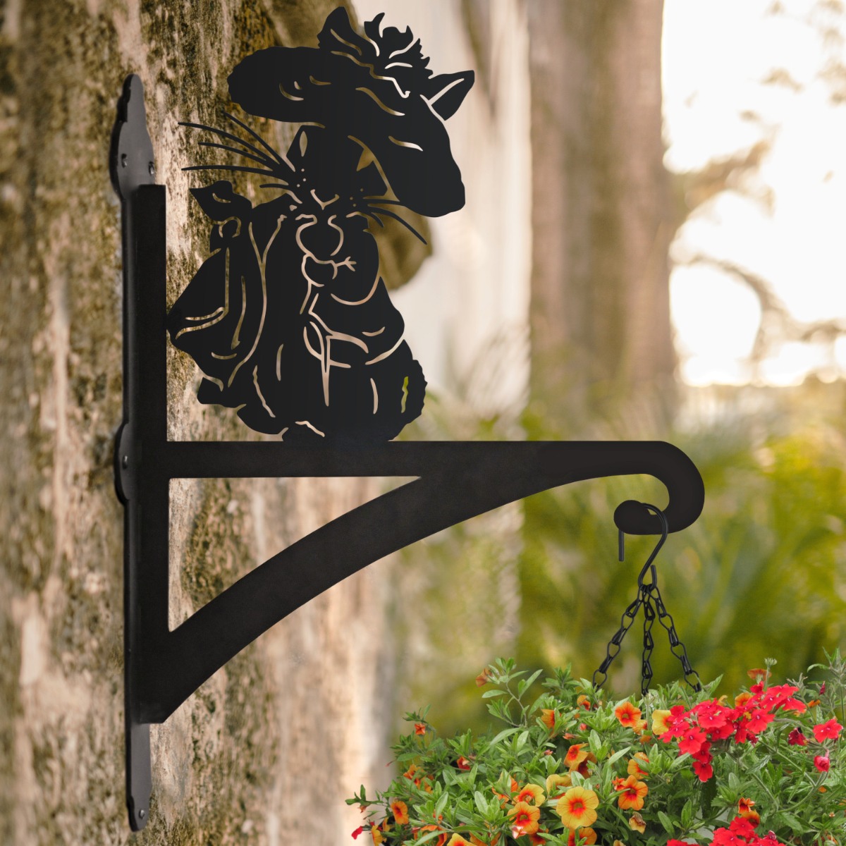 Mr Bunny Iron Hanging Basket Bracket