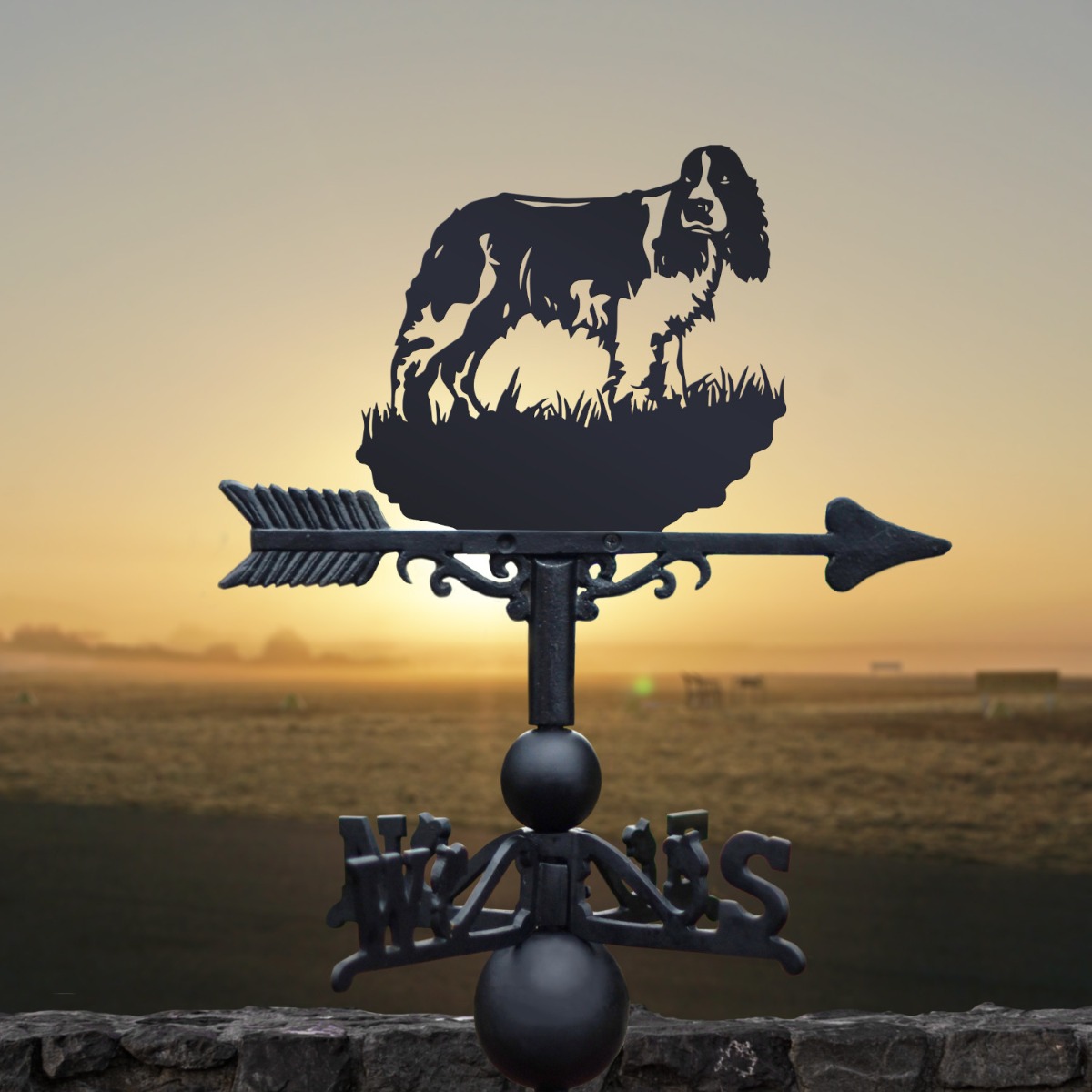 Standing "English Springer Spaniel" Weathervane
