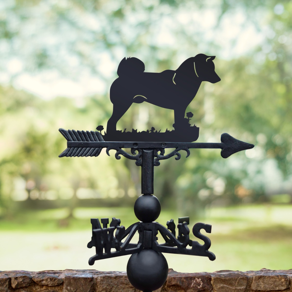 Standing 'Shiba Inu' Dog Weathervane