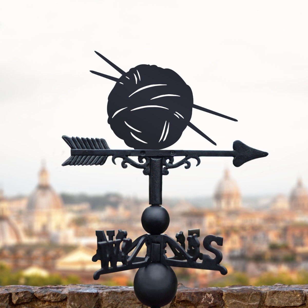 Knitting Weathervane
