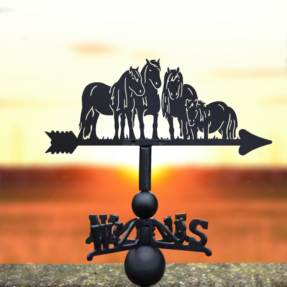 Shetland Ponies Weathervane