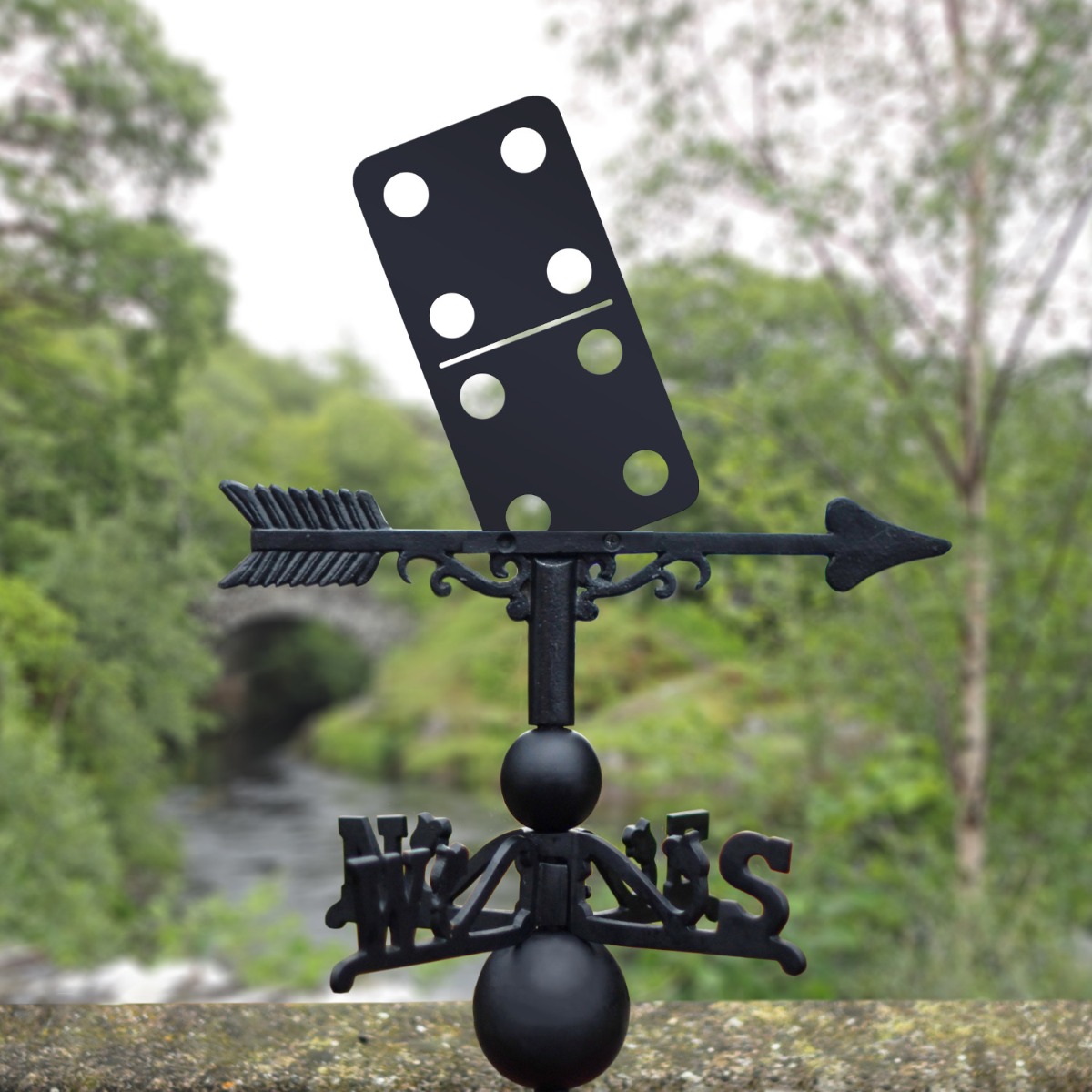Double Four Domino Weathervane