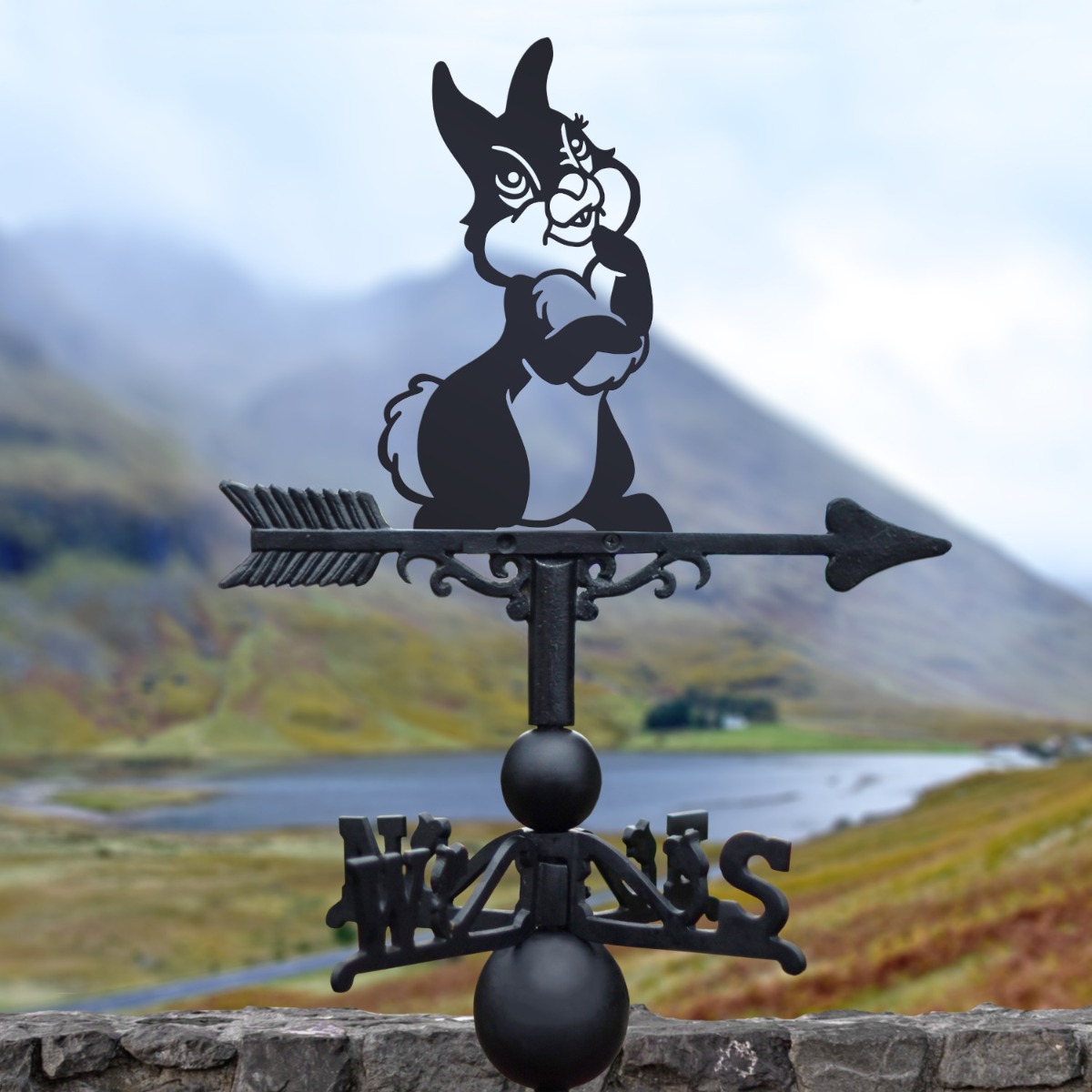 Cartoon Rabbit Weathervane