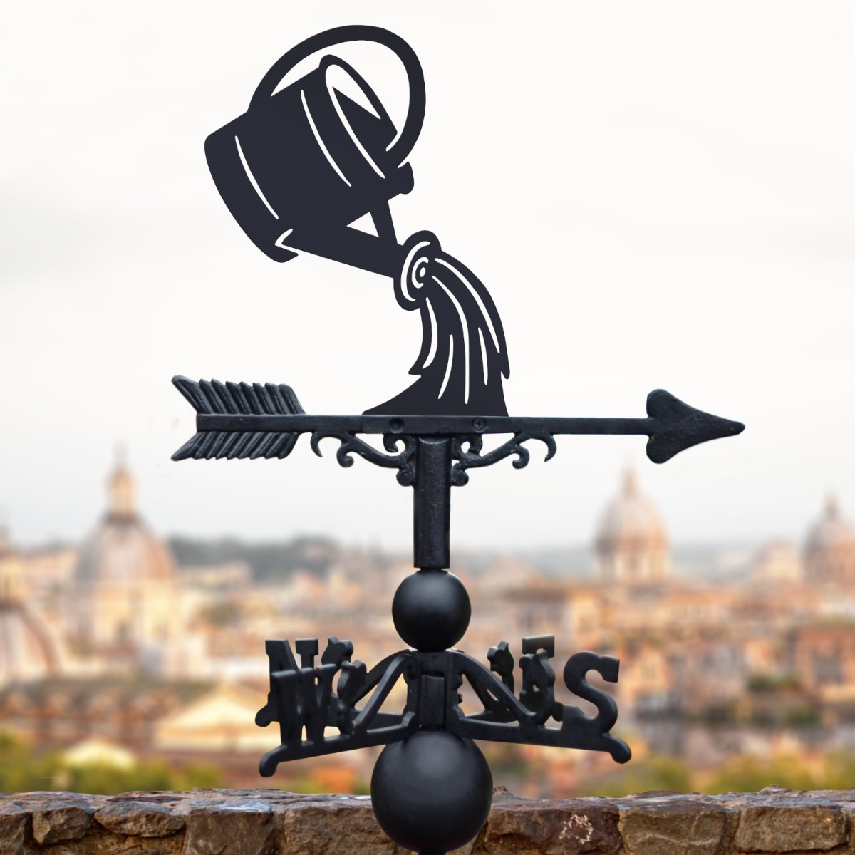 Pouring Watering Can Weathervane