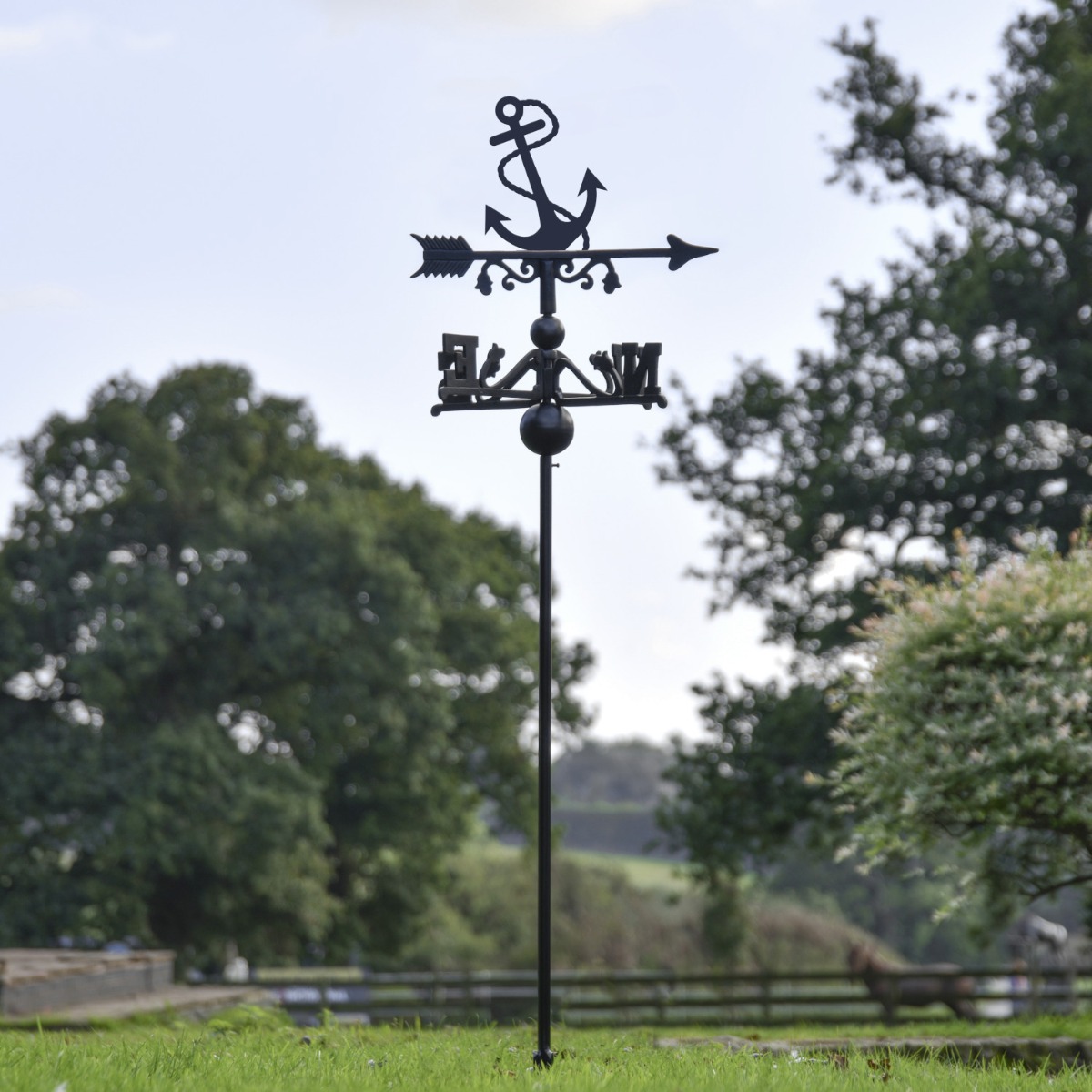 Freestanding Anchor Weathervane