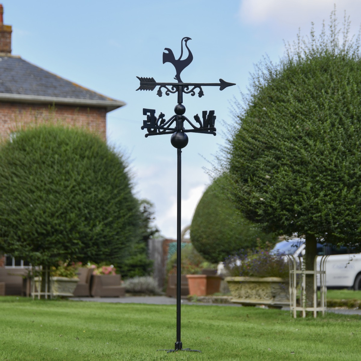 Freestanding Contemporary Cockerel Weathervane
