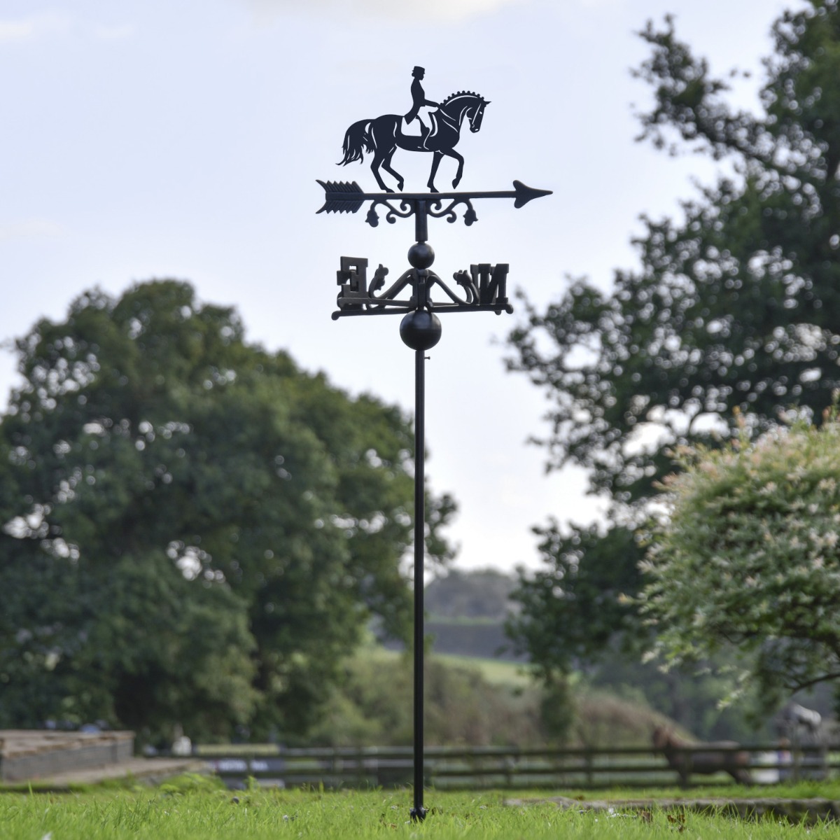 Freestanding Dressage Horse Weathervane