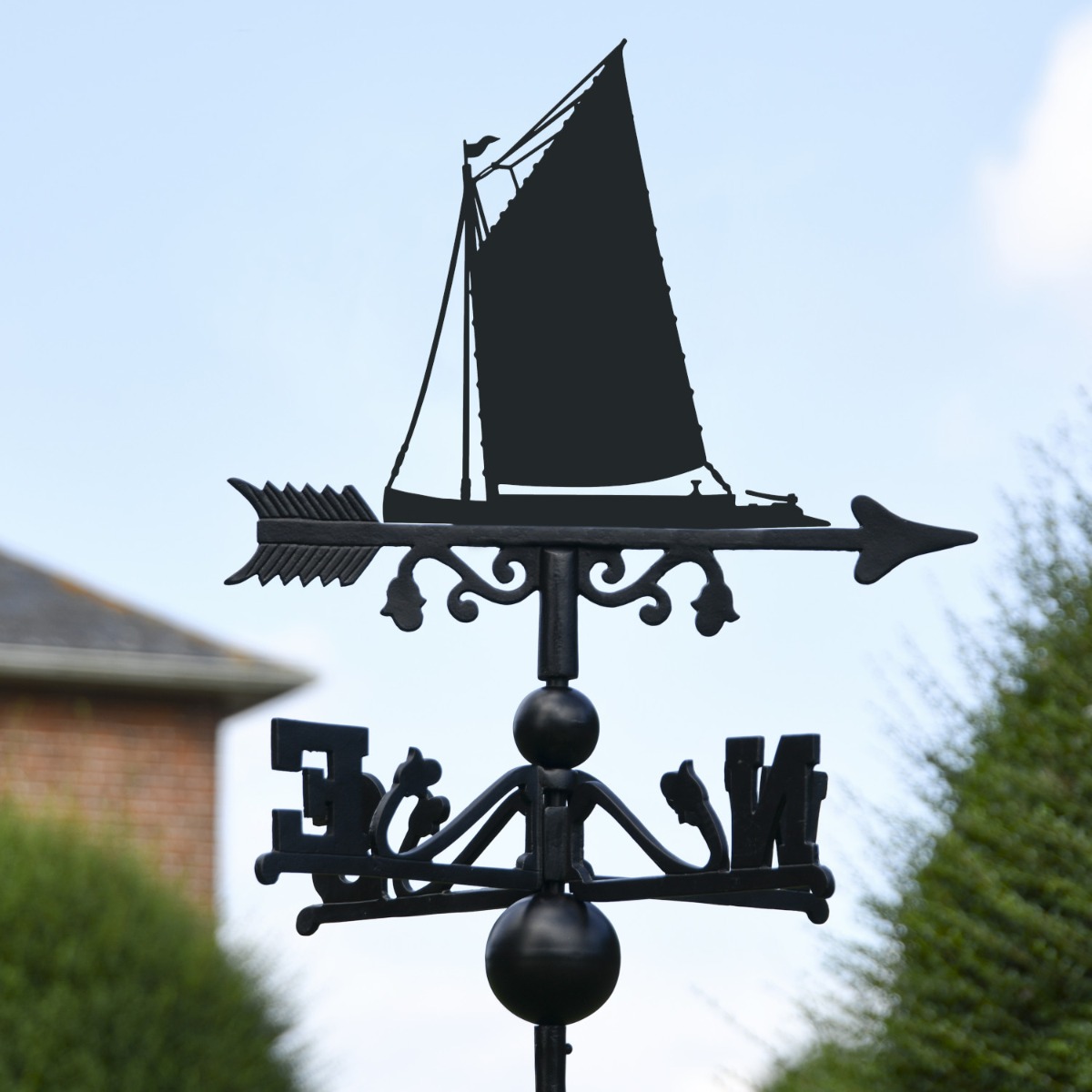 Close-Up of Norfolk Wherry Sail Boat Topper