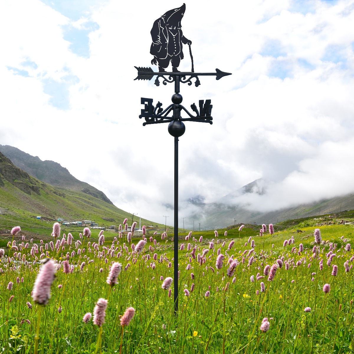 Freestanding Mr Badger Weathervane