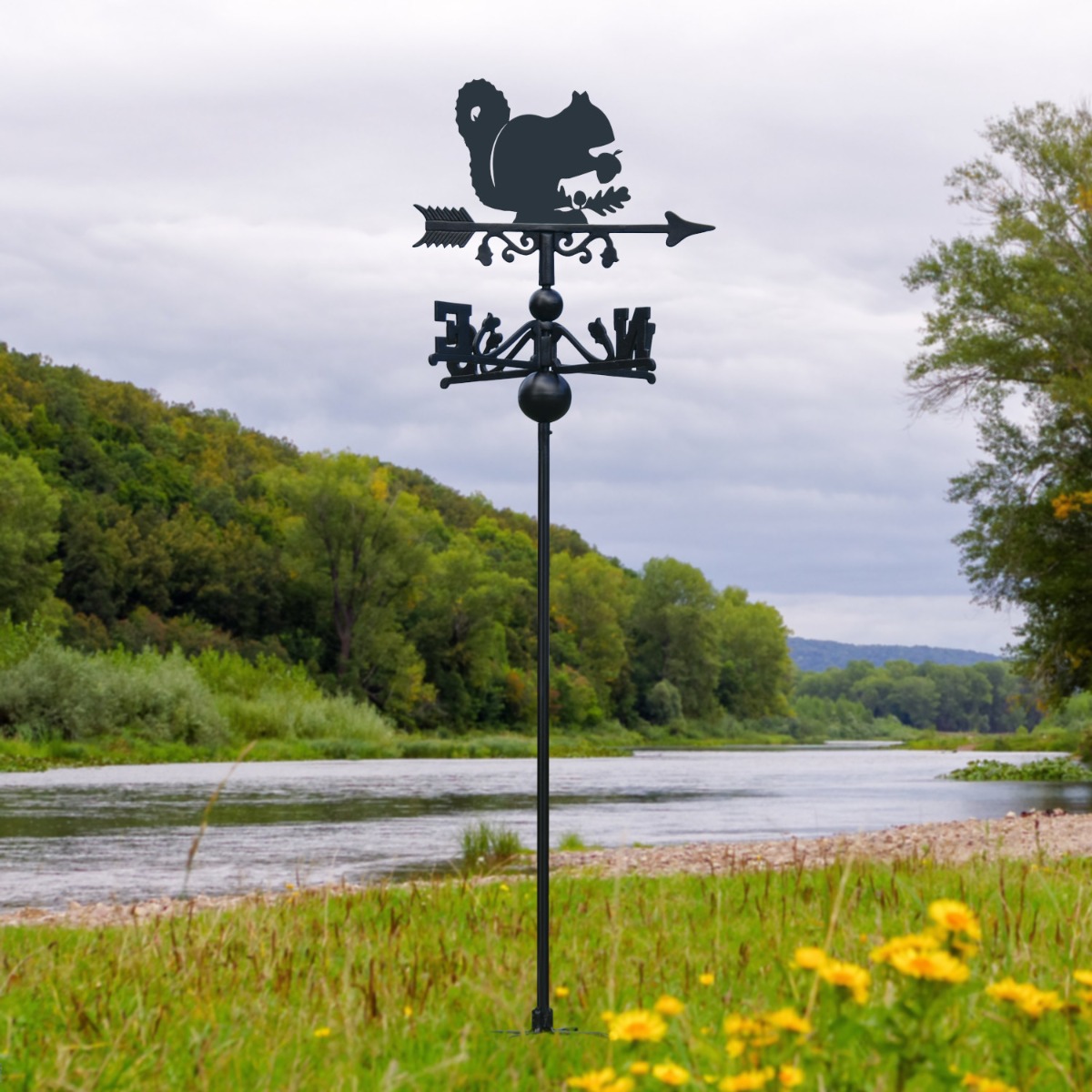 Freestanding Squirrel Weathervane